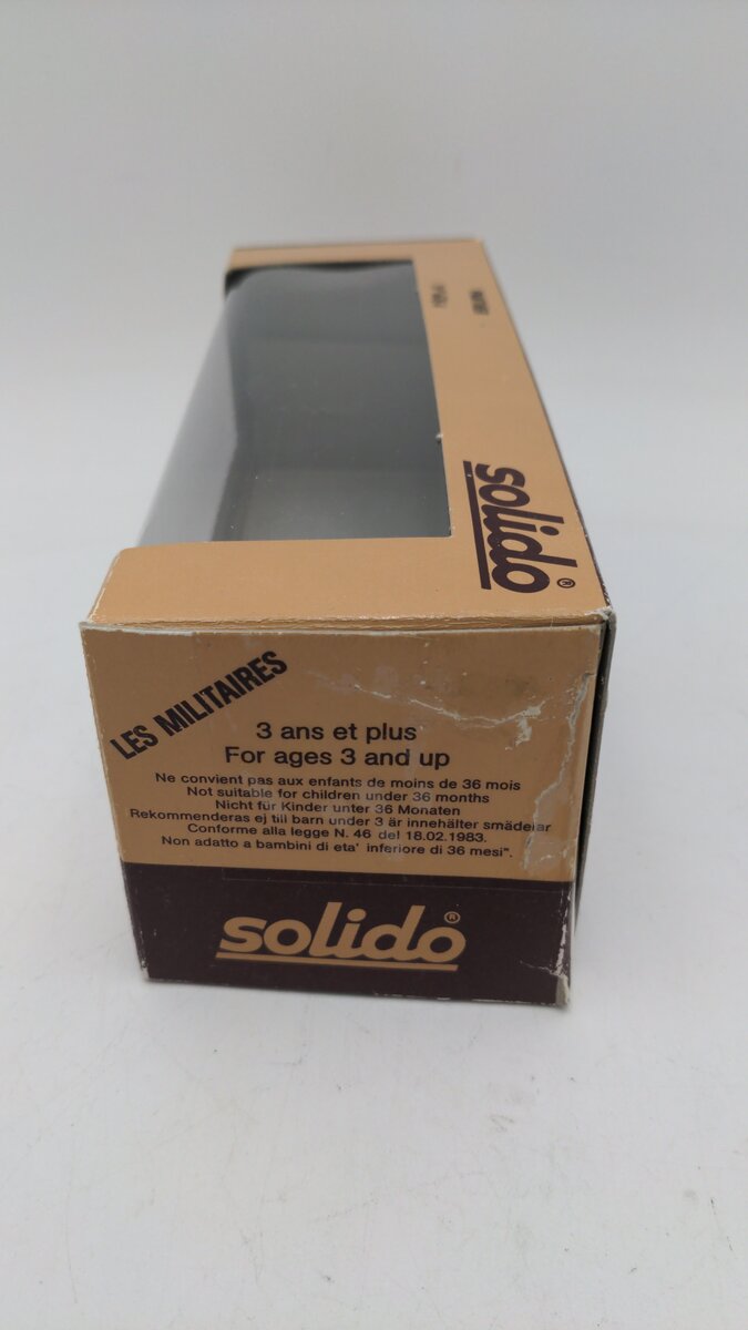 Solido 6064 Collection Militaire II German Panther Tank # 123 Die Cast EX/Box