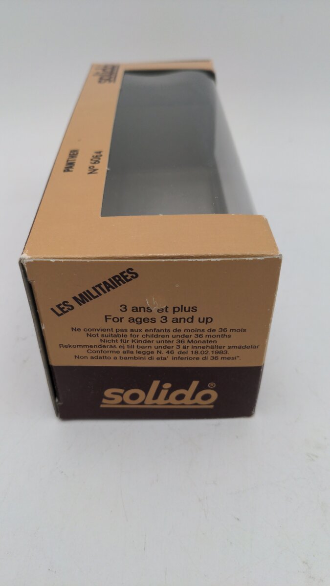Solido 6064 Collection Militaire II German Panther Tank # 123 Die Cast EX/Box