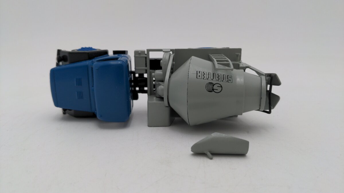 Conrad 1033 1:50 Scale Blue/Gray Magirus Stetter Cement Mixer Die Cast Metal EX/Box