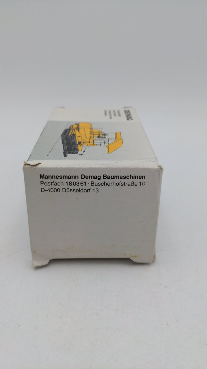 NZG 231 1:50 Scale Die-Cast Demag Road Finisher Asphalt Paver Die Cast Model EX/Box