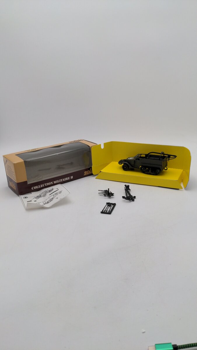 Solido 6069 1:50 Scale Collection Militaire II Half Track Diecast WW II EX/Box