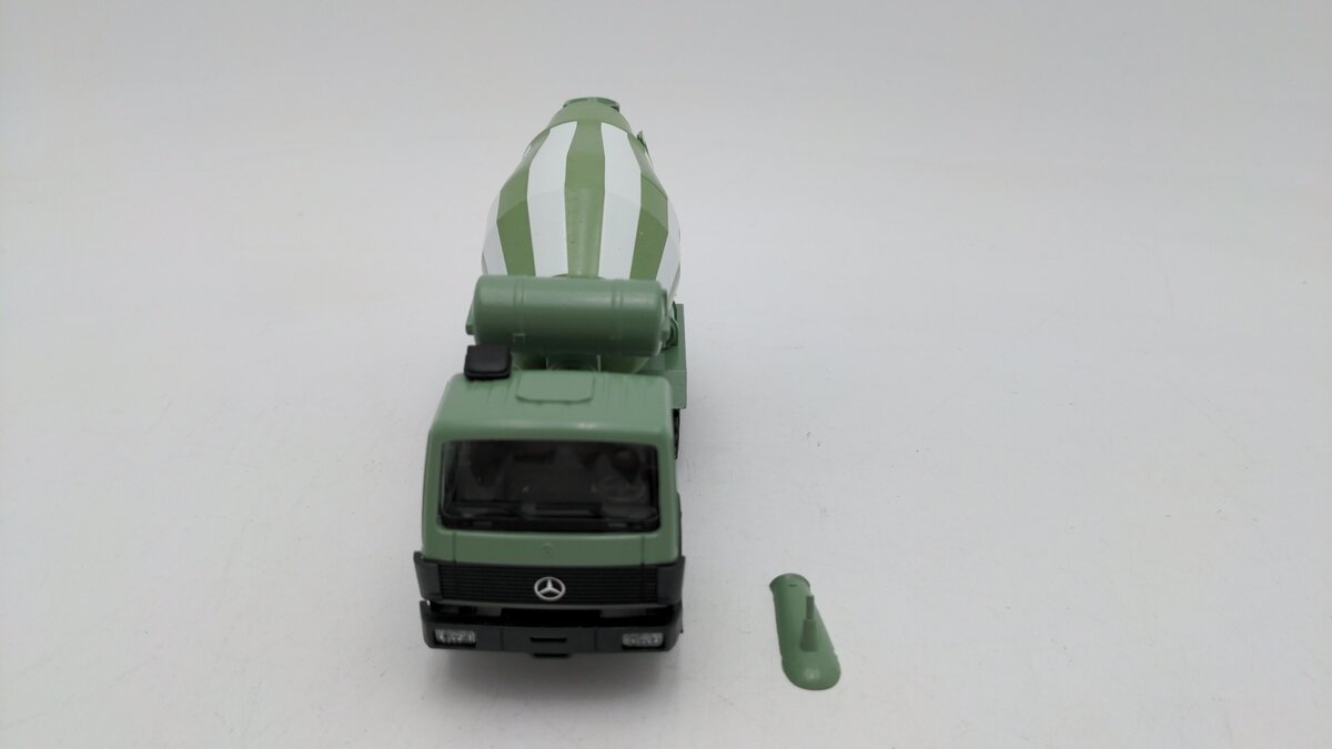 Conrad 2222 1:50 Scale Diecast Green/White Betonmischer 2222B 6x4 Cement Mixer EX/Box