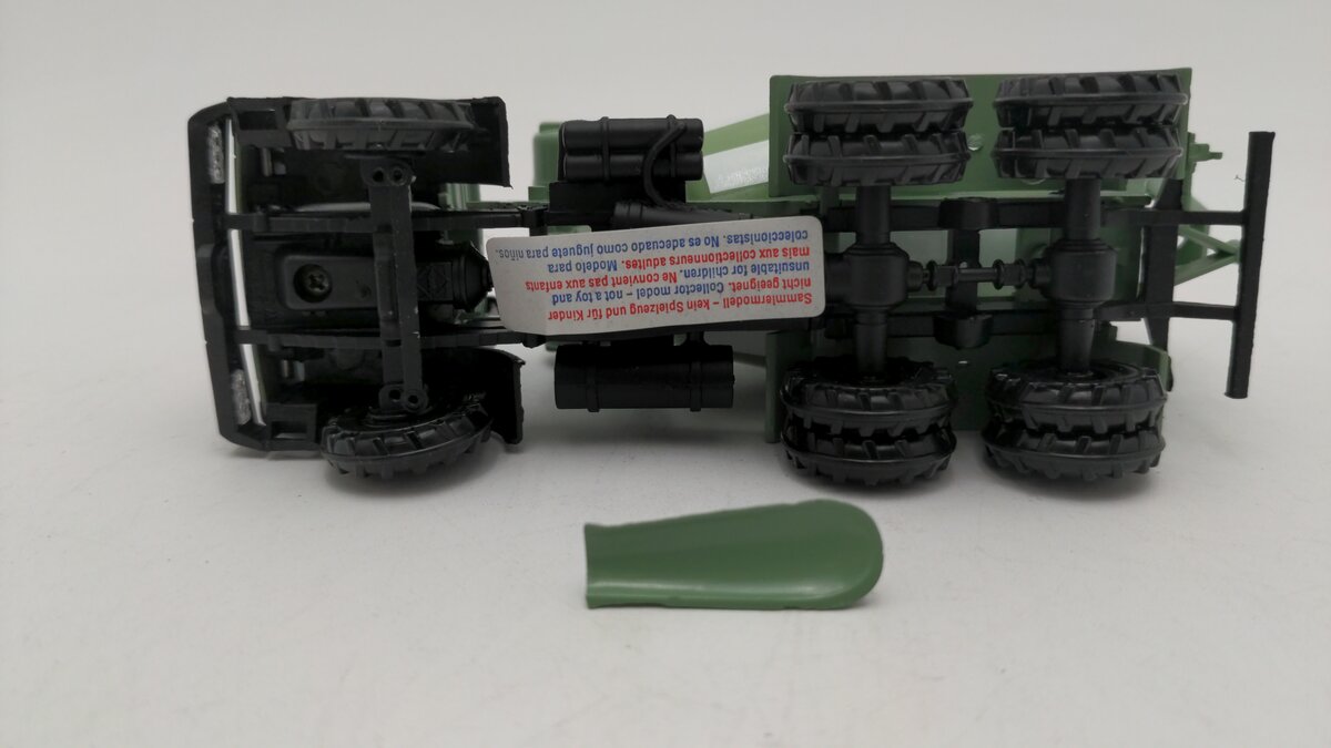 Conrad 2222 1:50 Scale Diecast Green/White Betonmischer 2222B 6x4 Cement Mixer EX/Box