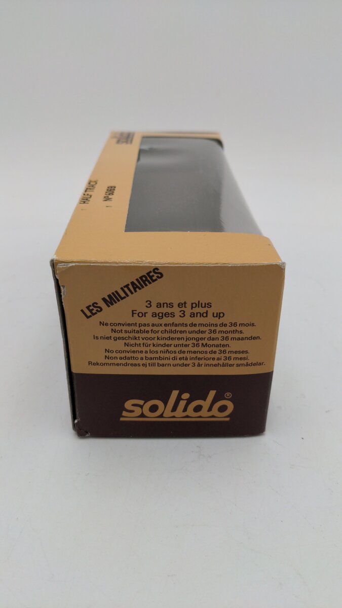 Solido 6069 1:50 Scale Collection Militaire II Half Track Diecast EX/Box