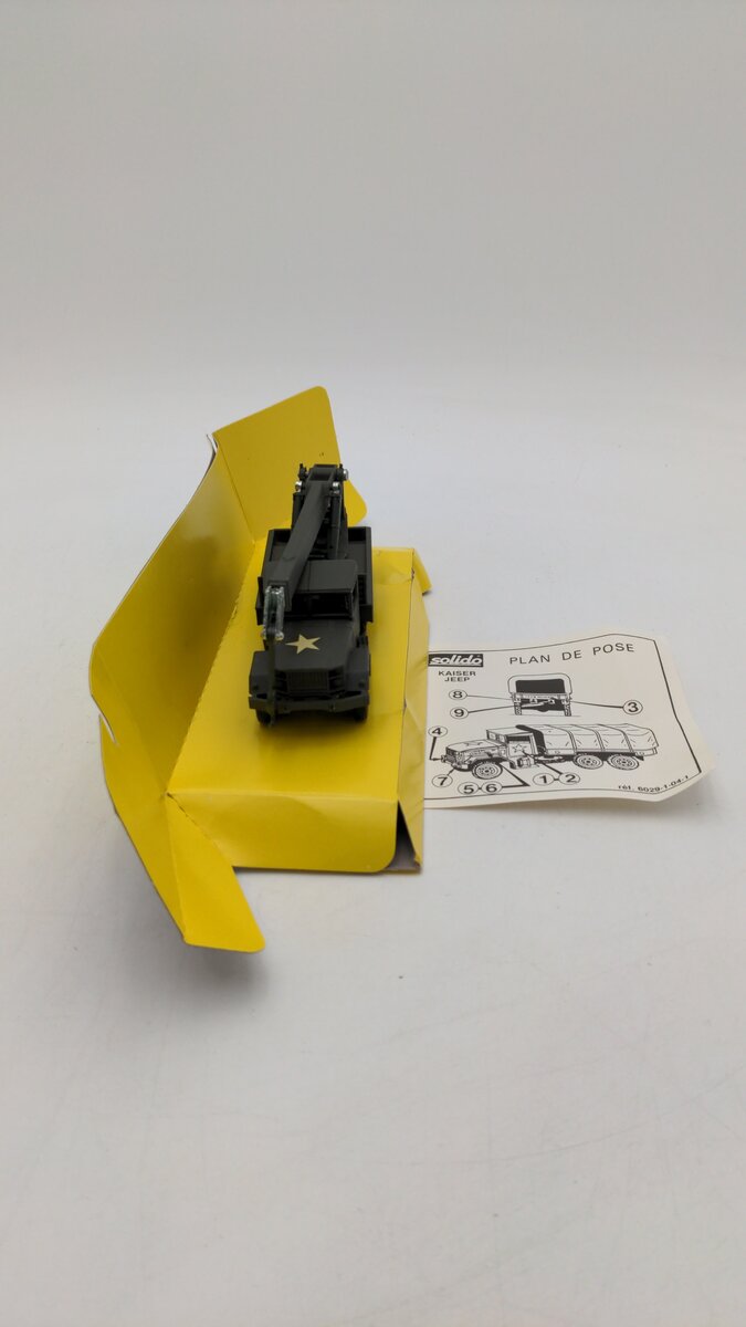 Solido 6070 1:50 Scale Collection Militaire II Kaiser Jeep Military Crane EX/Box