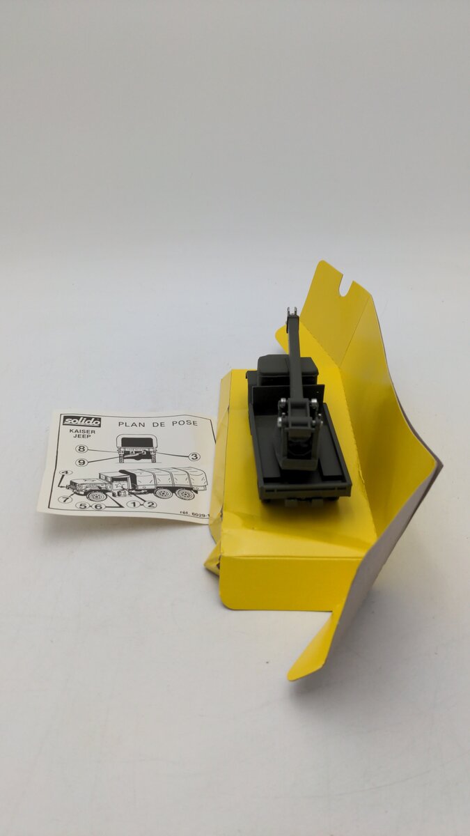 Solido 6070 1:50 Scale Collection Militaire II Kaiser Jeep Military Crane EX/Box