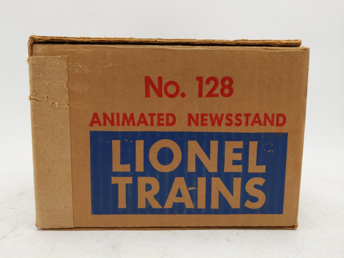 Lionel 128 Vintage O Animated Newsstand VG/Box