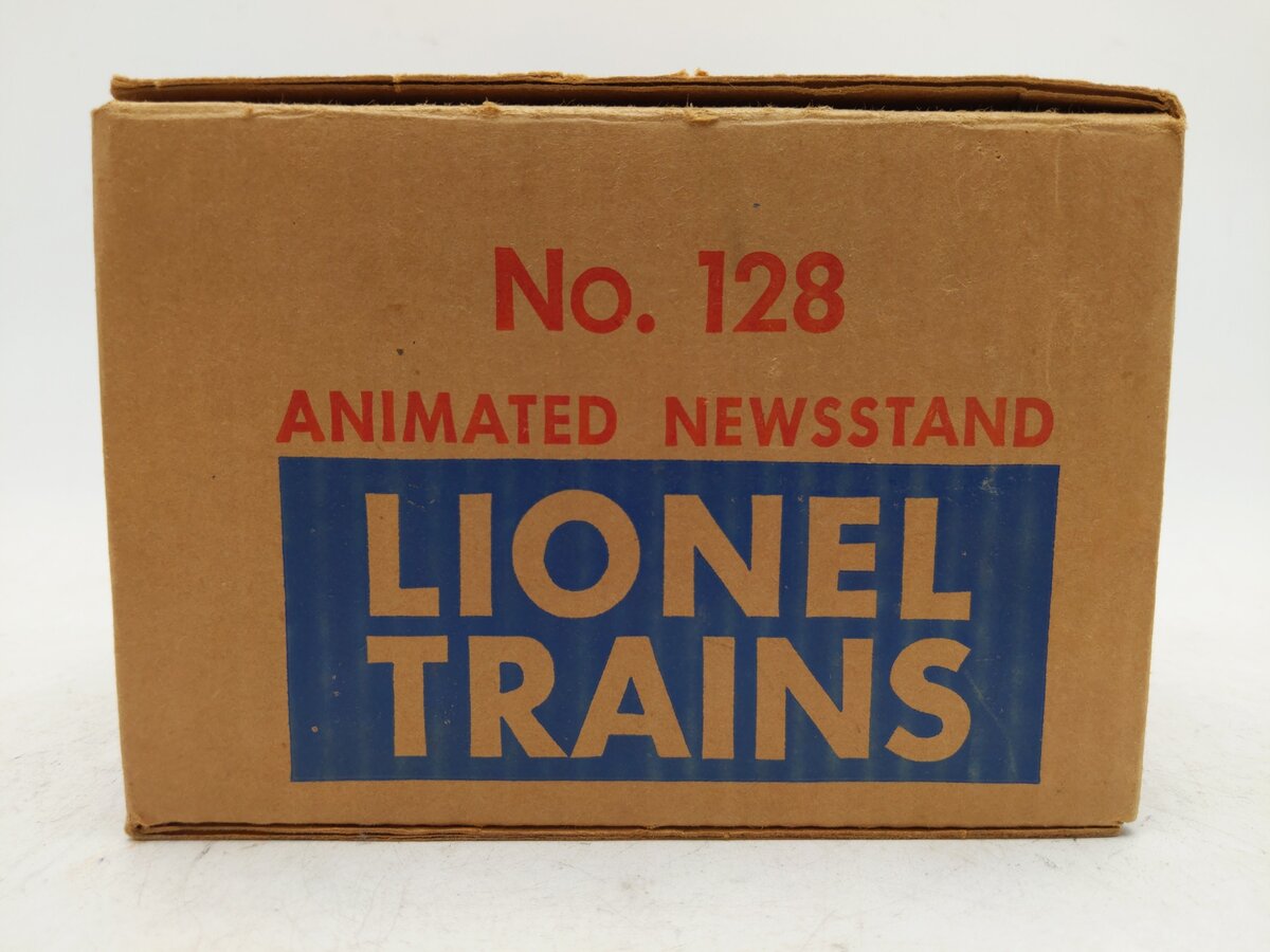 Lionel 128 Vintage O Animated Newsstand VG/Box