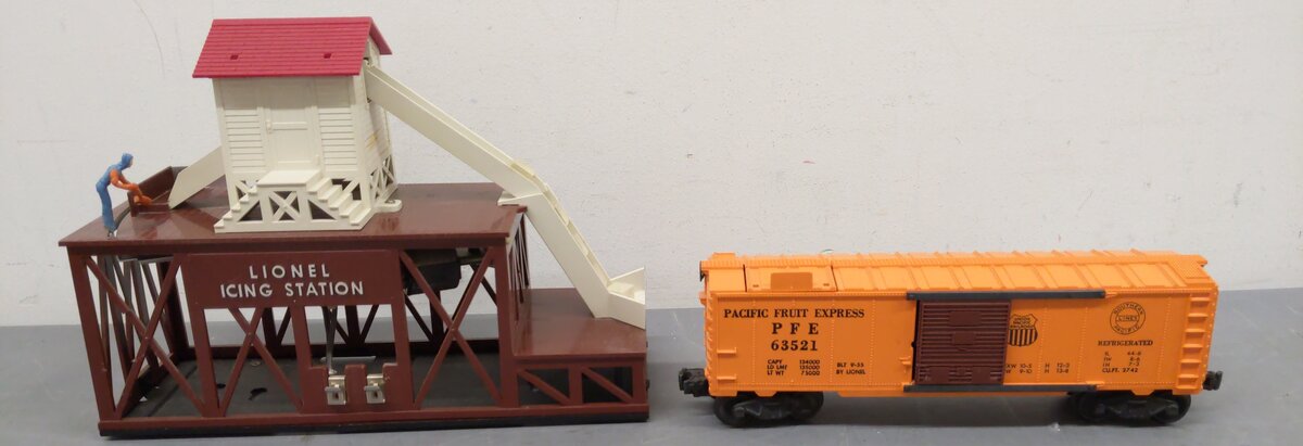 Lionel 352 Vintage O Postwar Operating Icing Station EX/Box