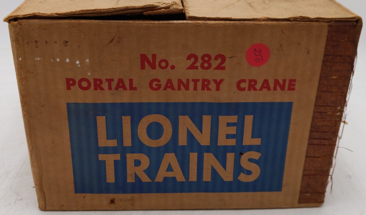 Lionel 282 Vintage O Bucyrus Erie Remote Control Gantry Crane VG/Box