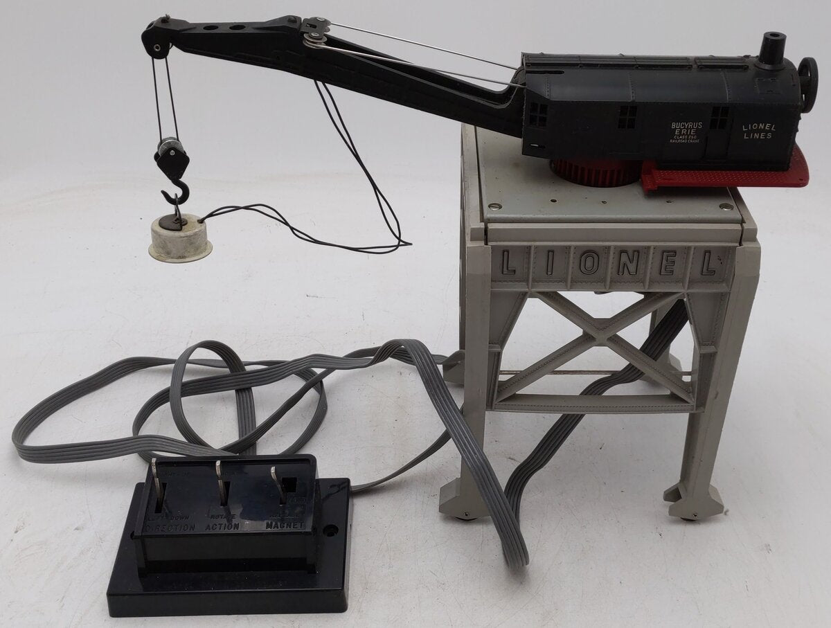Lionel 282 Vintage O Bucyrus Erie Remote Control Gantry Crane VG/Box