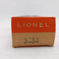 Lionel 3434 Vintage O Operating Chicken Sweeper Car EX/Box