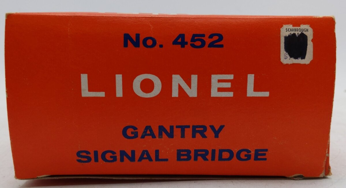 Lionel 452 Vintage O Gantry Signal Bridge EX/Box