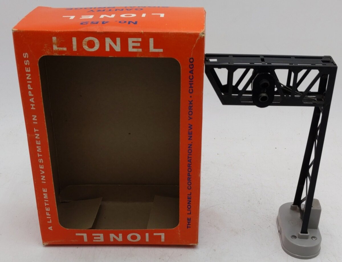 Lionel 452 Vintage O Gantry Signal Bridge EX/Box