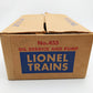 Lionel 455 Vintage O Operating Oil Derrick w/Red Top VG/Box