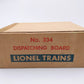 Lionel 334 Vintage O Operating Dispatch Board EX/Box