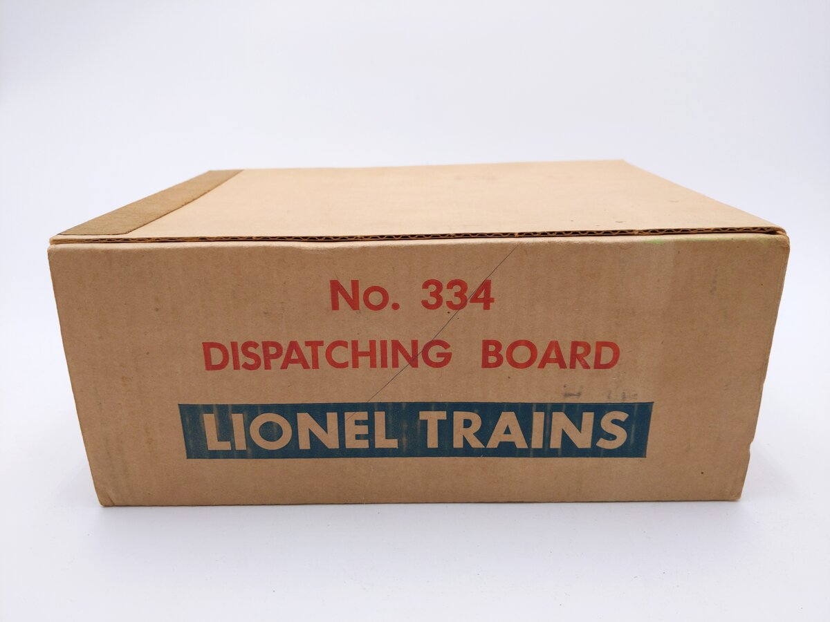 Lionel 334 Vintage O Operating Dispatch Board EX/Box