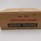 Lionel 334 Vintage O Operating Dispatch Board EX/Box