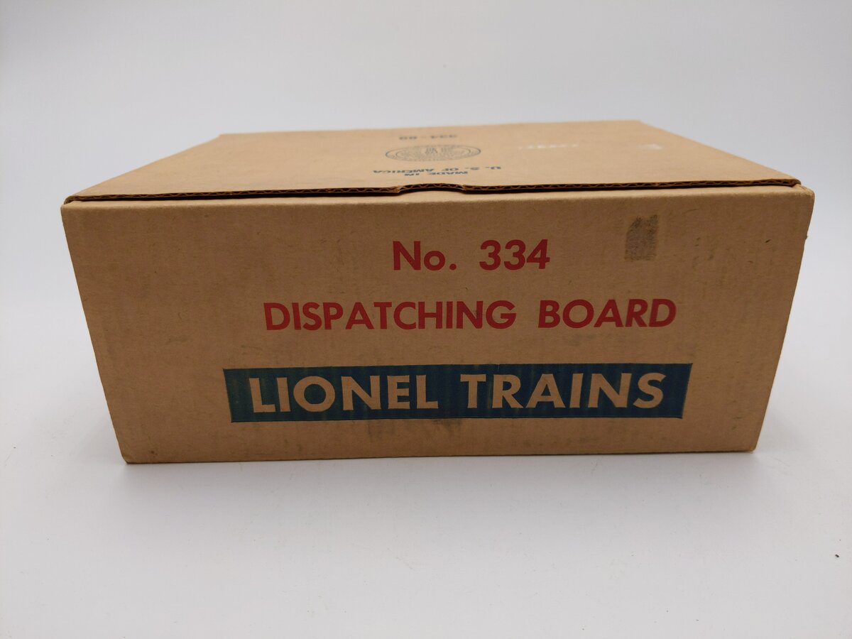 Lionel 334 Vintage O Operating Dispatch Board EX/Box