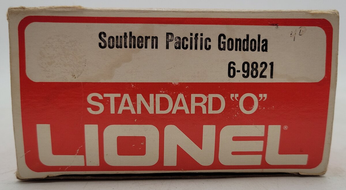 Lionel 6-9821 O Gauge Southern Pacific Gondola w/ Load EX/Box