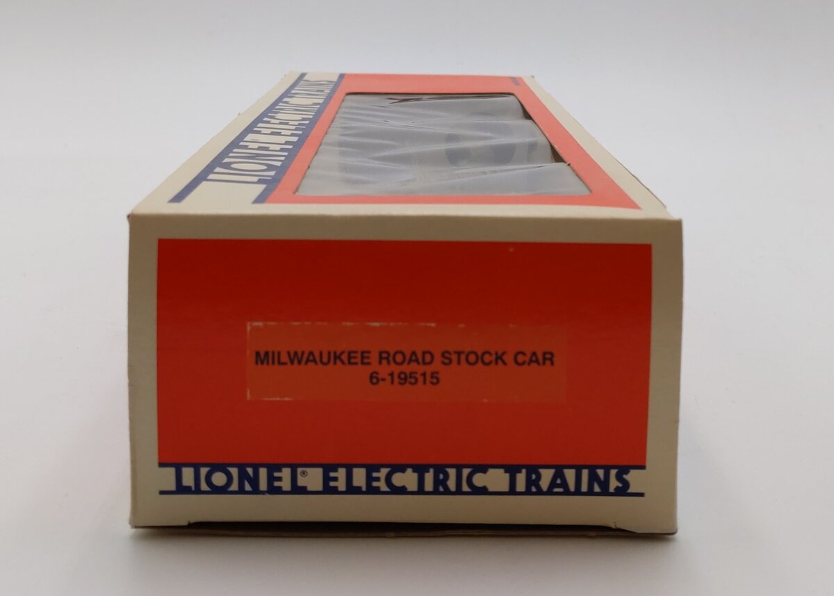Lionel 6-19515 O Gauge Milwaukee Road Stock Car NIB
