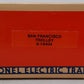 Lionel 6-18404 O Gauge San Francisco Green Trolley Car EX/Box