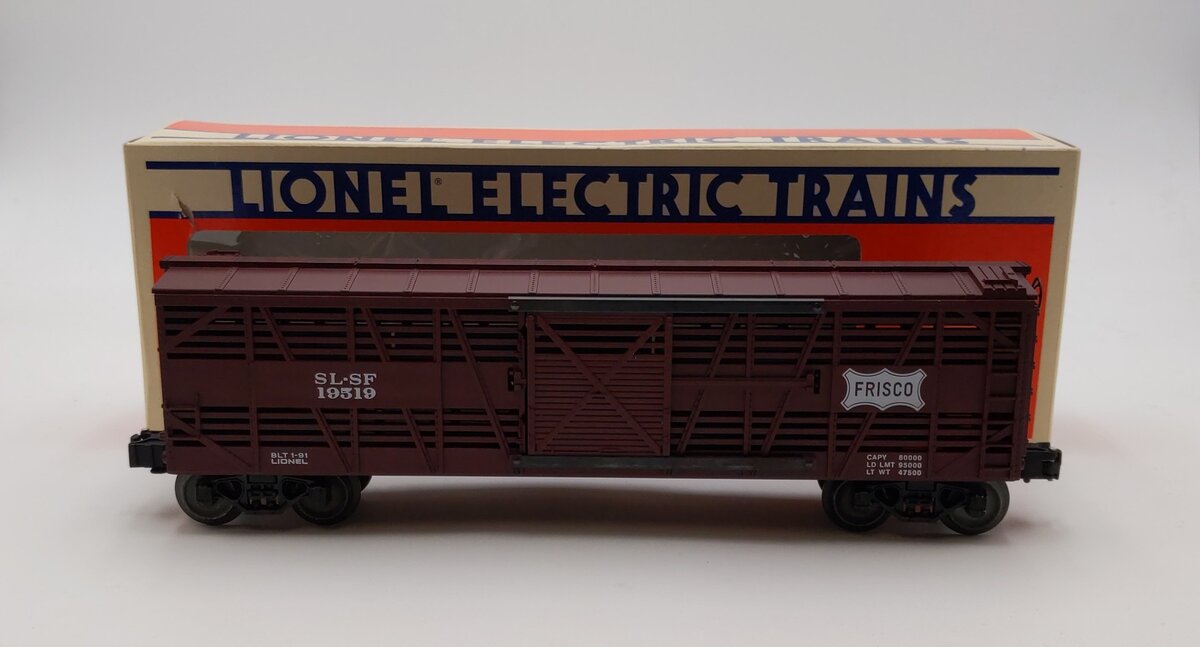 Lionel 6-19519 O Gauge Frisco Stock Car (Fallen Flags #5) EX/Box