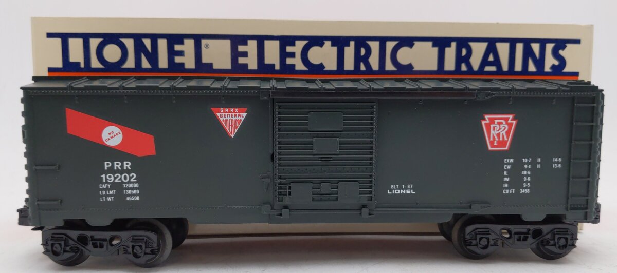 Lionel 6-19202 O Gauge Pennsylvania Railroad Boxcar #19202 EX/Box