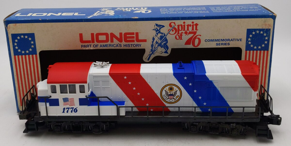 Lionel 6-1776 O Gauge Spirit of 76 Seaboard Coast Line U36B Diesel Locomotive VG/Box