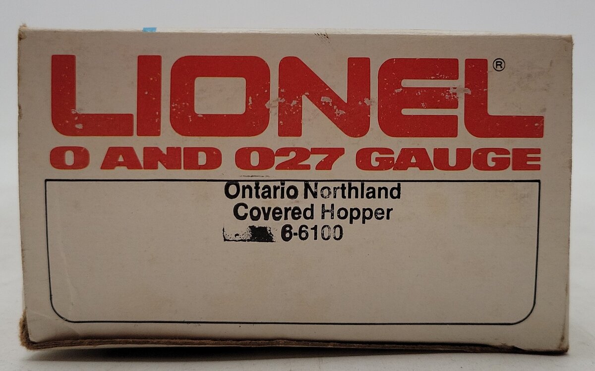 Lionel 6-6100 O Gauge Ontario Northland Covered Quad Hopper EX/Box