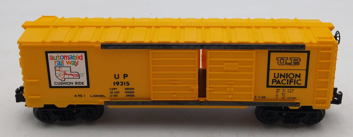 Lionel 6-19215 O Gauge Union Pacific Double Door Boxcar #19215 VG/Box