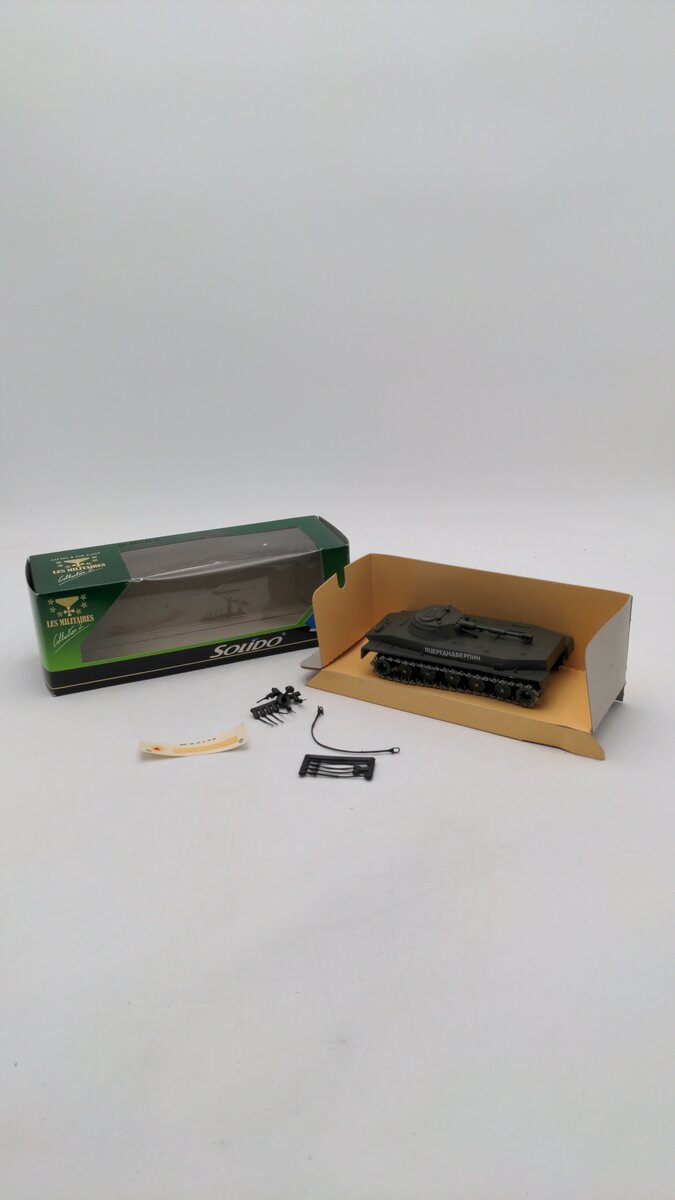Solido 6075 1:50 Scale Les Militaires Collection 2 Metal Die Cast Tank REF PT 76 EX/Box