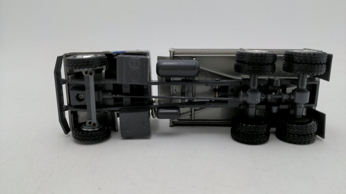 Conrad 3640 1:50 Scale Blue/Silver Mack Tipper Dump Truck 3 Axle W/Accesories EX/Box