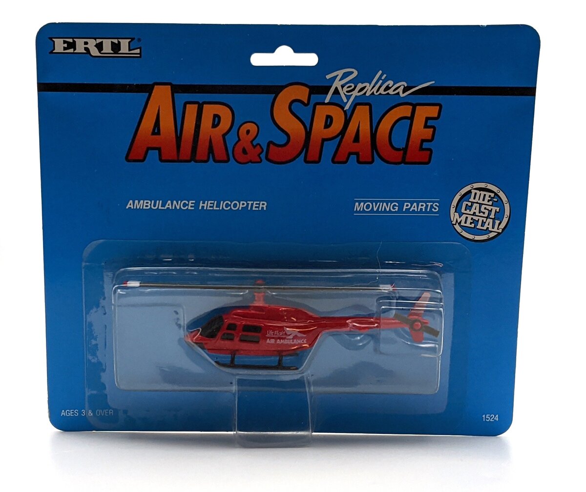 ERTL 1524 Die-Cast Ambulance Helicopter MT/Box