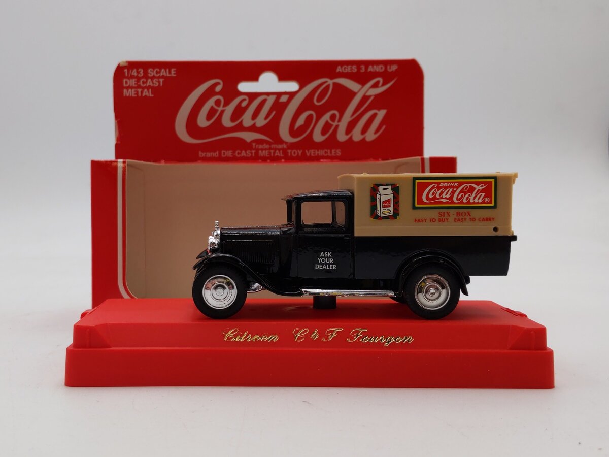 Coca-Cola solido 1:43 Scale Citroen C4F Fourgon Delivery Truck NIB