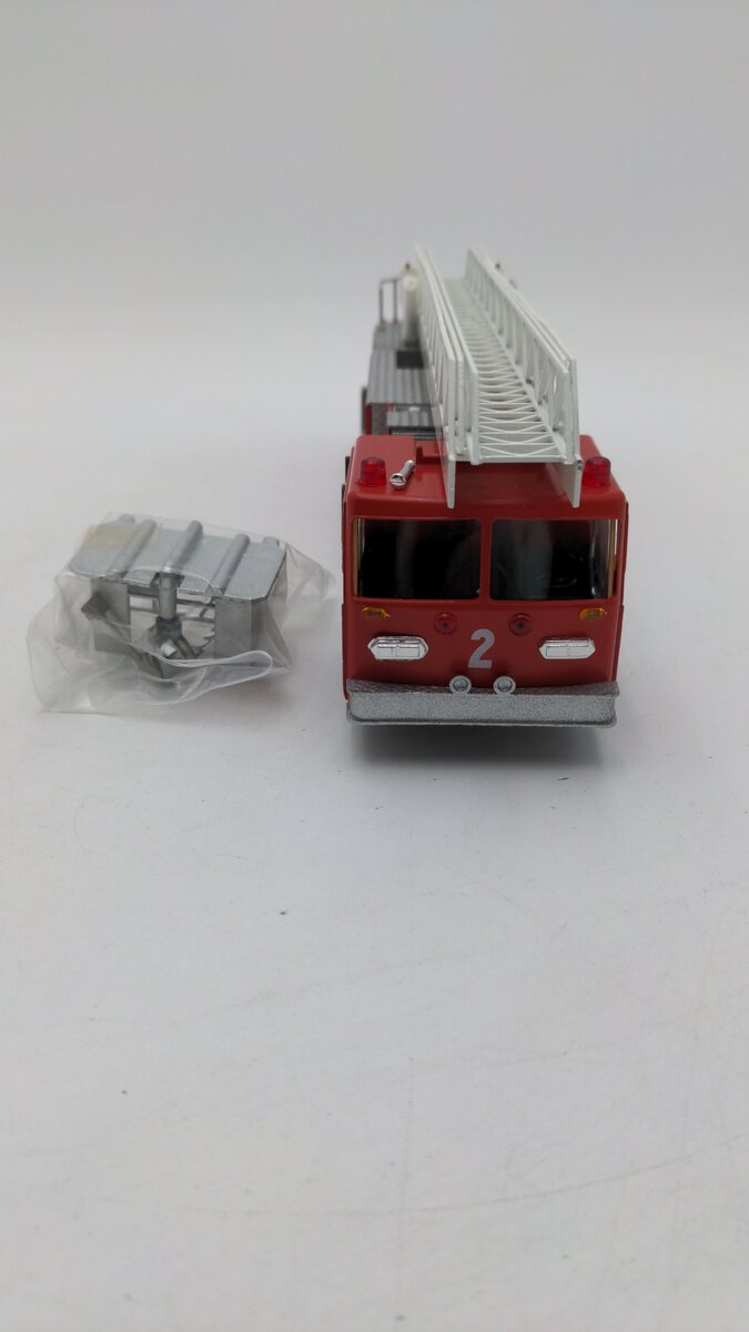 Conrad 5509 1:43 Scale City Of Miami Fire Rescue 2 Aerial Ladder Truck Die Cast EX/Box