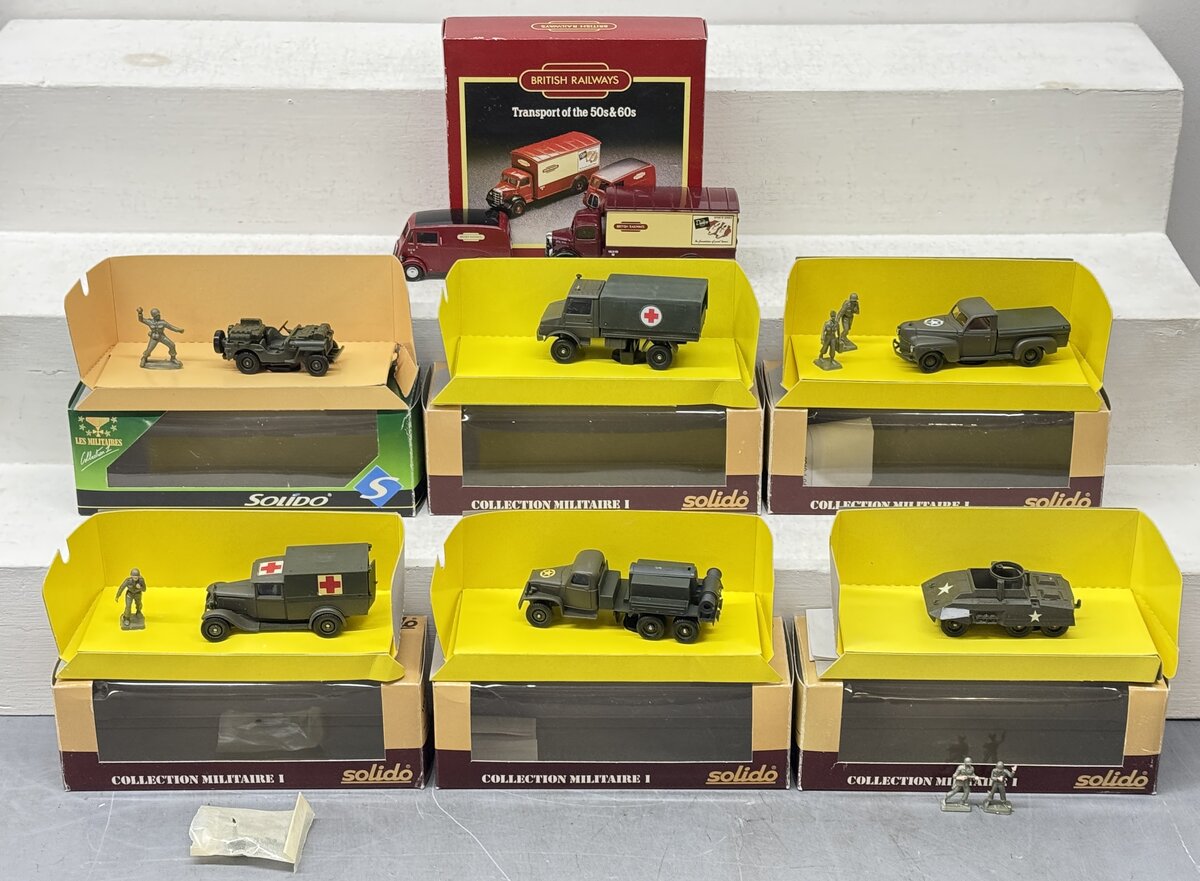 Solido & Corgi 1:50 Scale Diecast Assorted Vehicles [8] LN/Box