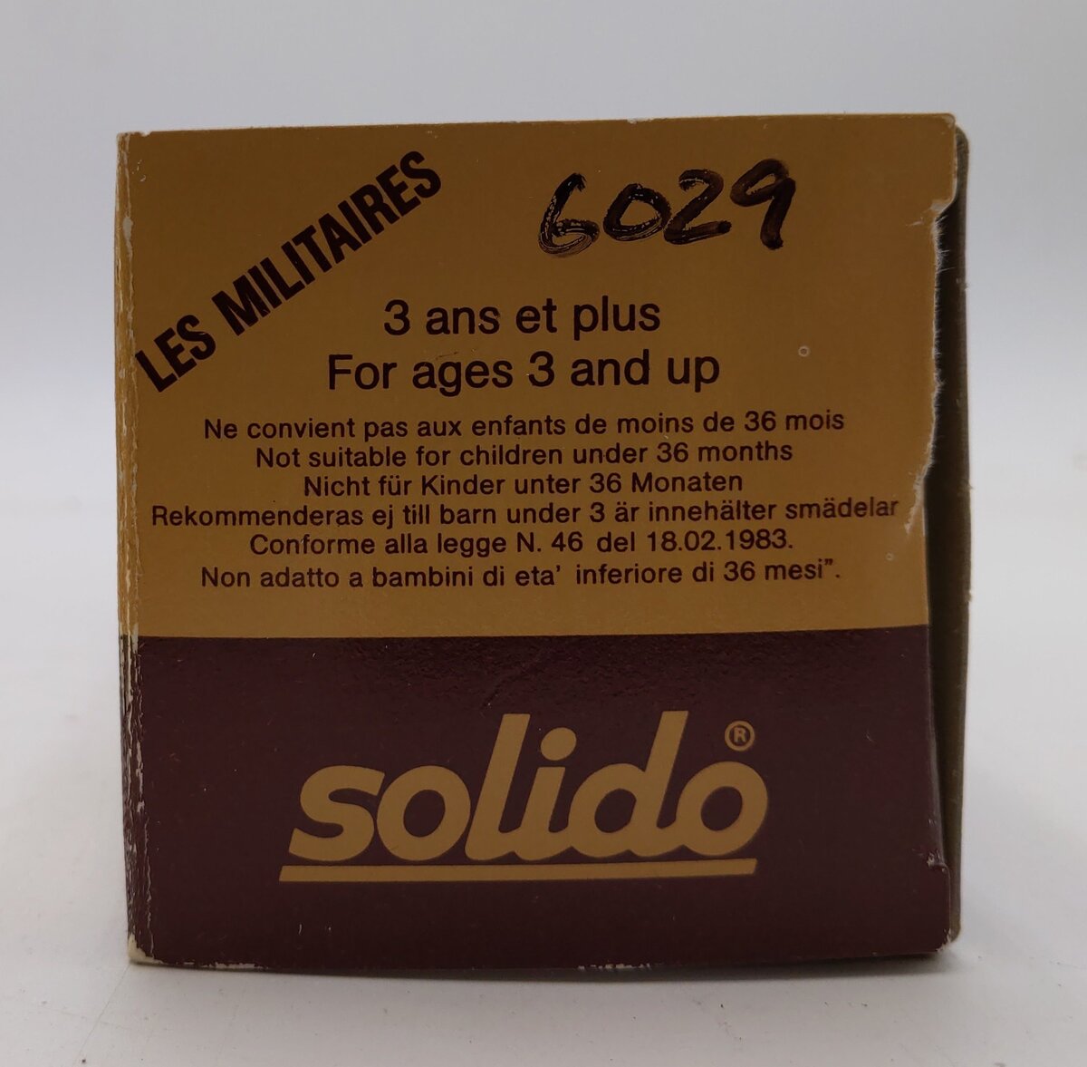 Solido Collection Militaire 1 1:50 Scale  6029 Kaiser Jeep LN/Box