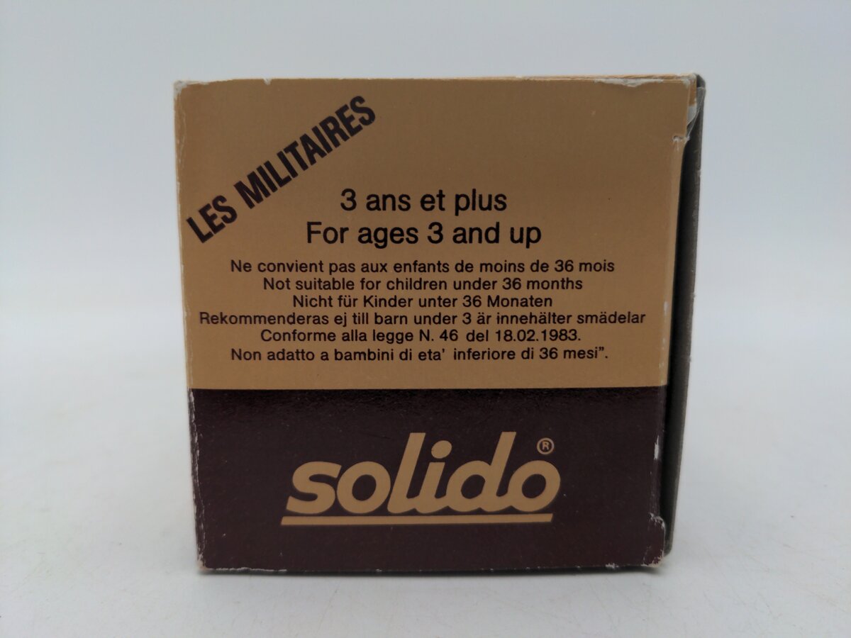 Solido 6032 1:50 Scale Military GMC Truck w/ Figures EX/Box
