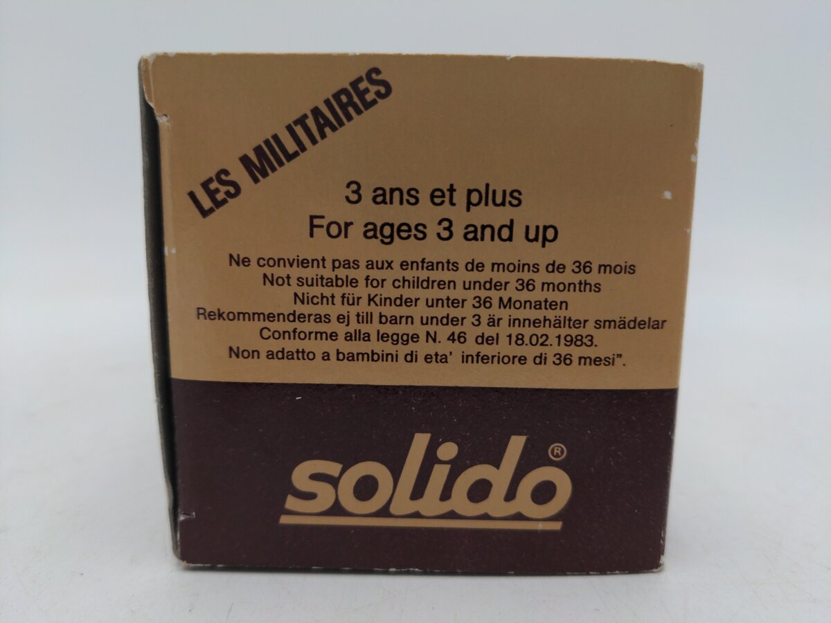 Solido 6032 1:50 Scale Military GMC Truck w/ Figures EX/Box