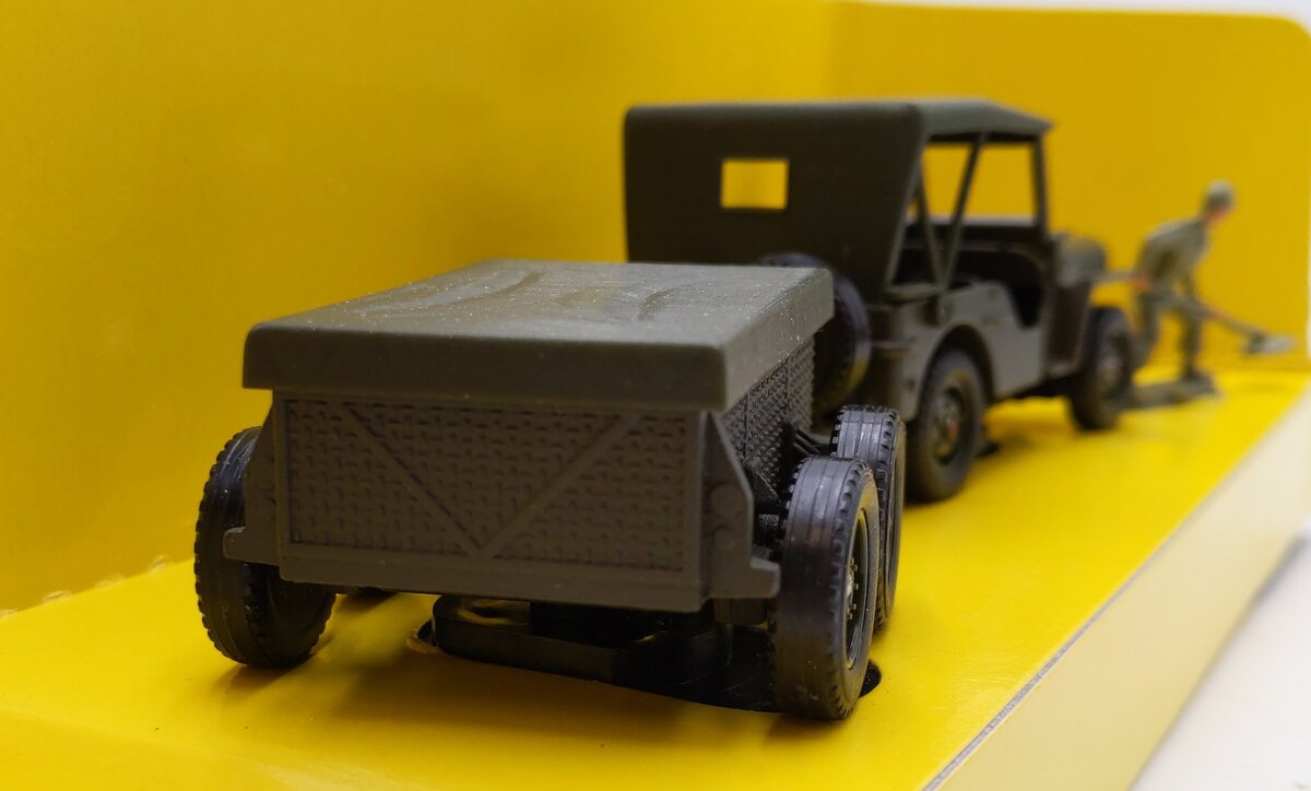 Solido Collection Militaire I 1:50 Scale Jeep Remorque #6034 LN/Box