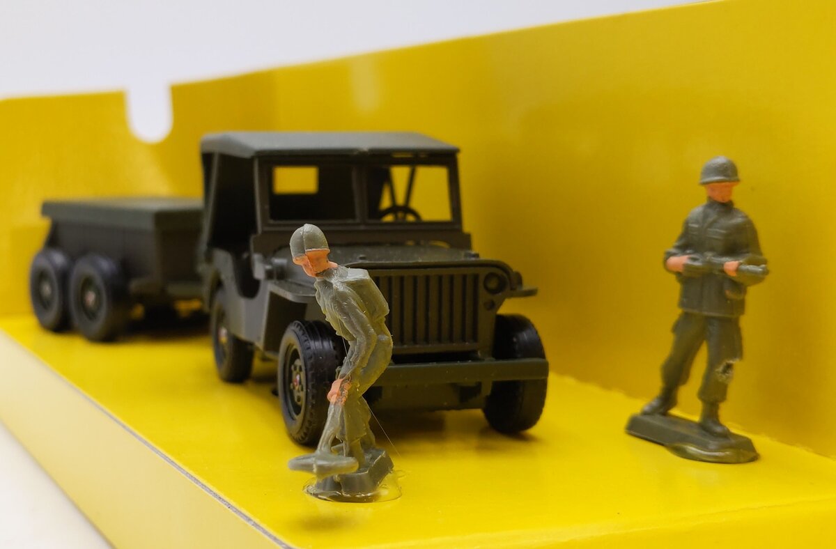 Solido Collection Militaire I 1:50 Scale Jeep Remorque #6034 LN/Box