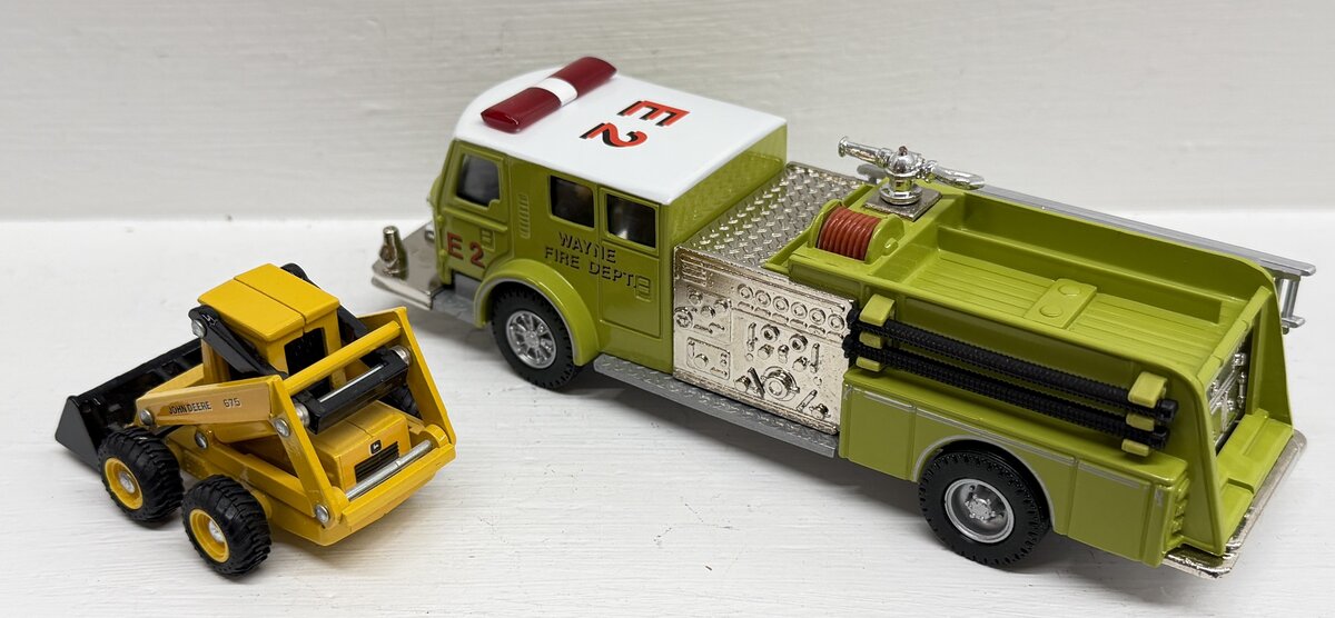 Assorted 1:43 - 1:60 Scale Diecast Trucks, Skid Steer & Jaguar E-Type [5] EX