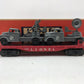 Lionel 6804 Vintage O Flatcar w/ USMC AA Gun Truck & Sound Truck EX/Box