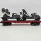 Lionel 6804 Vintage O Flatcar w/ USMC AA Gun Truck & Sound Truck EX/Box