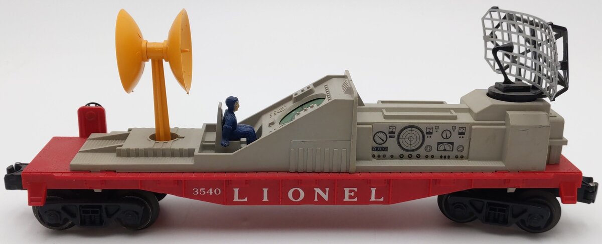 Lionel 3540 Vintage O Operating Radar Car VG