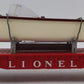 Lionel 6801-50 Vintage O Lionel Flatcar with Boat - White & Brown Hull VG