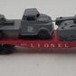 Lionel 6803 Vintage O Flatcar w/ USMC Tank & Sound Truck VG