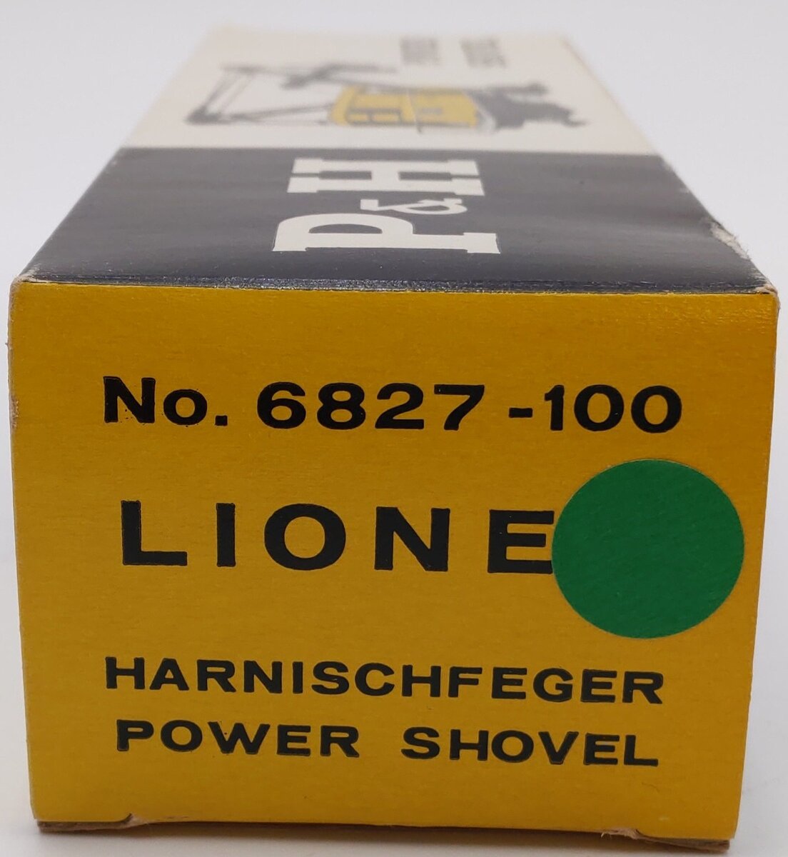 Lionel 6827 Vintage O Flatcar w/ Empty Power Shovel Box VG/Box