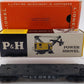 Lionel 6827 Vintage O Flatcar w/ Empty Power Shovel Box VG/Box